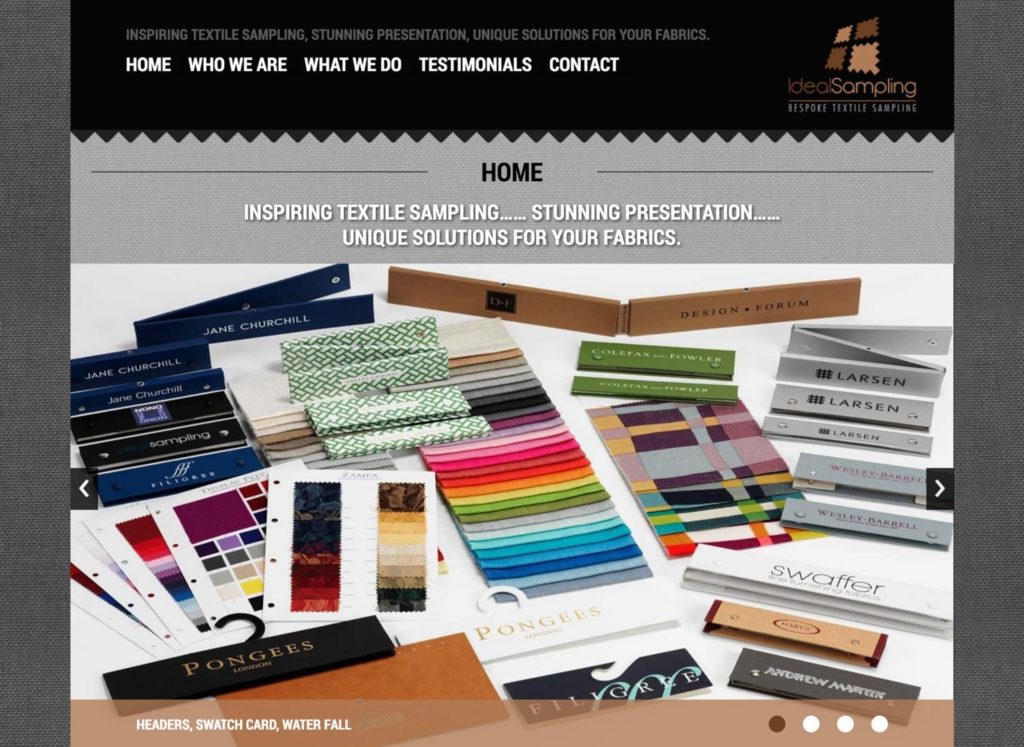 One page website design