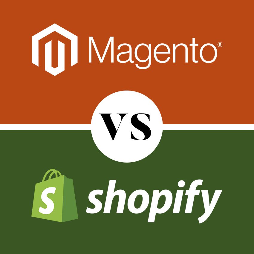 Ecommerce platform; Magento vs Shopify
