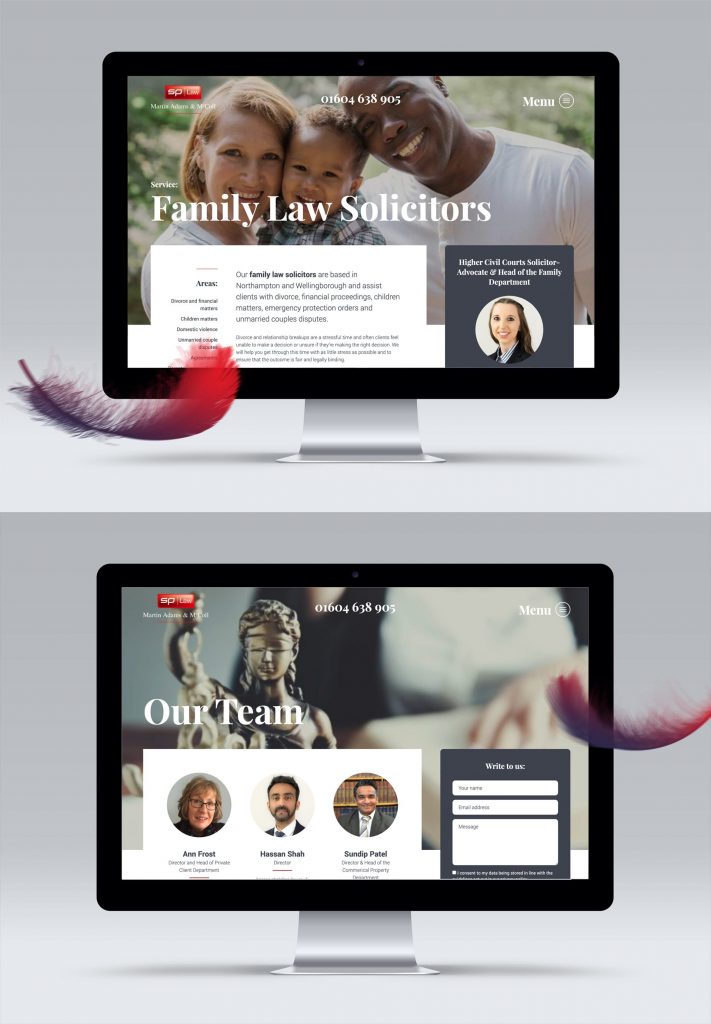 the Splaw WordPress website design.